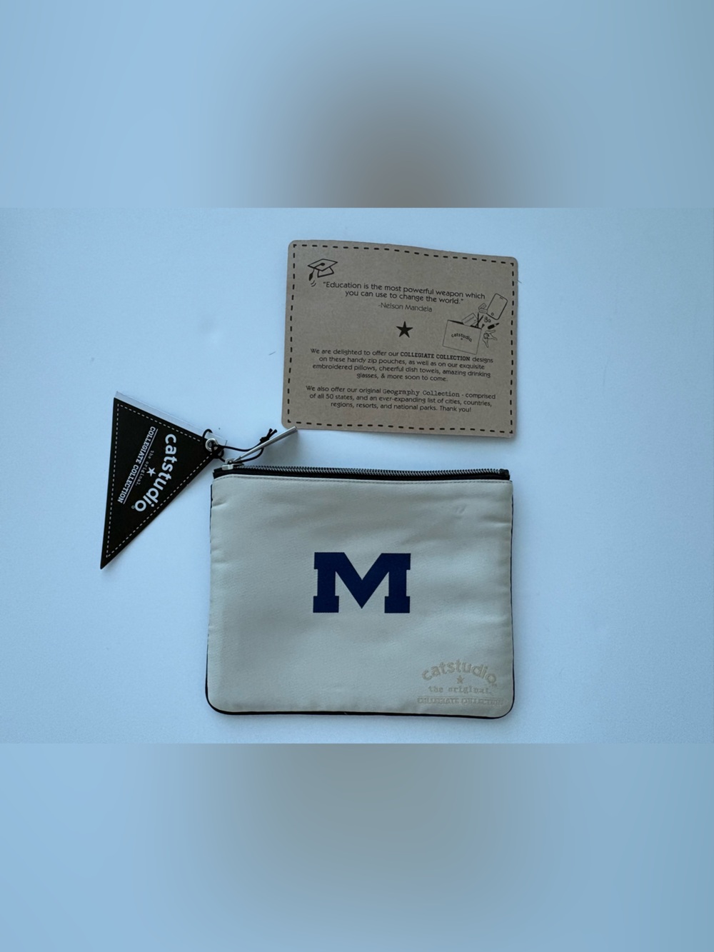 Catstudio Ole Miss Rebels Collegiate Zip Pouch NWT 5x7 - Picture 4 of 9